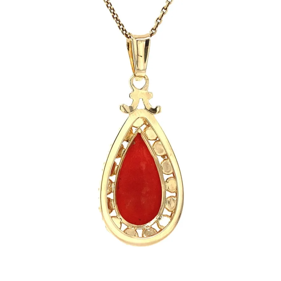 gold_pendant_with_blood_c_4-21.webp Gold pendant with blood coral 14 krt>Vintage Jewellery Fashion