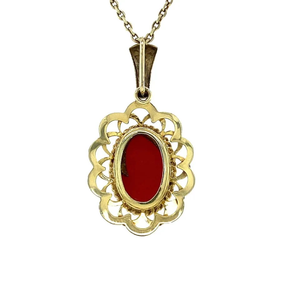 gold_pendant_with_blood_c_4-23.webp Gold pendant with blood coral 14 krt>Vintage Jewellery Fashion