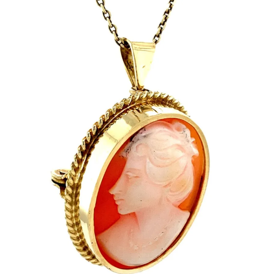 gold_pendant_with_cameo___2-13.webp Gold pendant with cameo 14 krt>Vintage Jewellery New