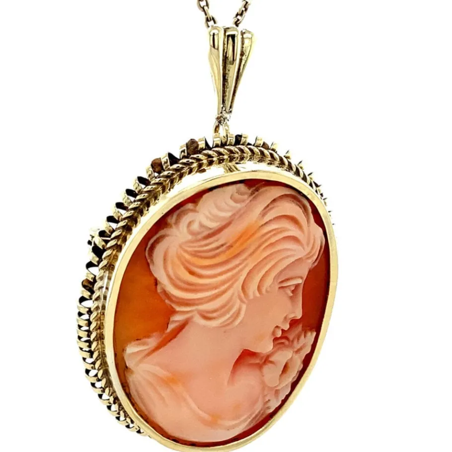gold_pendant_with_cameo___2-5.webp Gold pendant with cameo 14 krt>Vintage Jewellery Hot