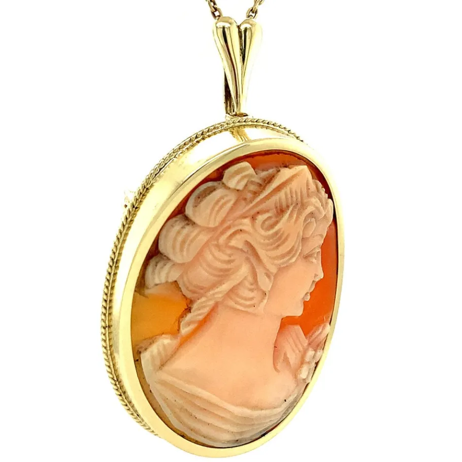 gold_pendant_with_cameo___2-7.webp Gold pendant with cameo 14 krt>Vintage Jewellery Hot