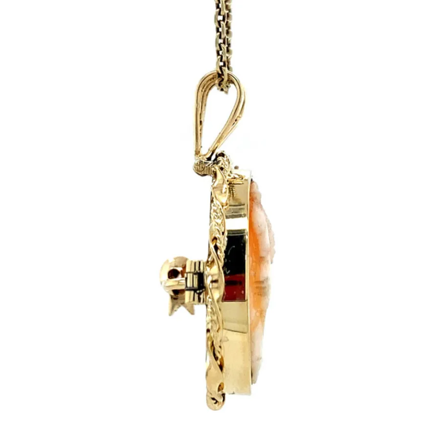 gold_pendant_with_cameo___3-1.webp Gold pendant with cameo 14 krt>Vintage Jewellery Online
