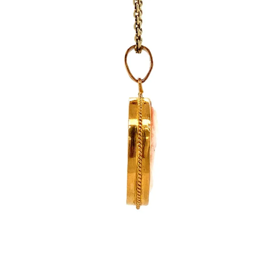 gold_pendant_with_cameo___3-6.webp Gold pendant with cameo 14 krt>Vintage Jewellery Clearance