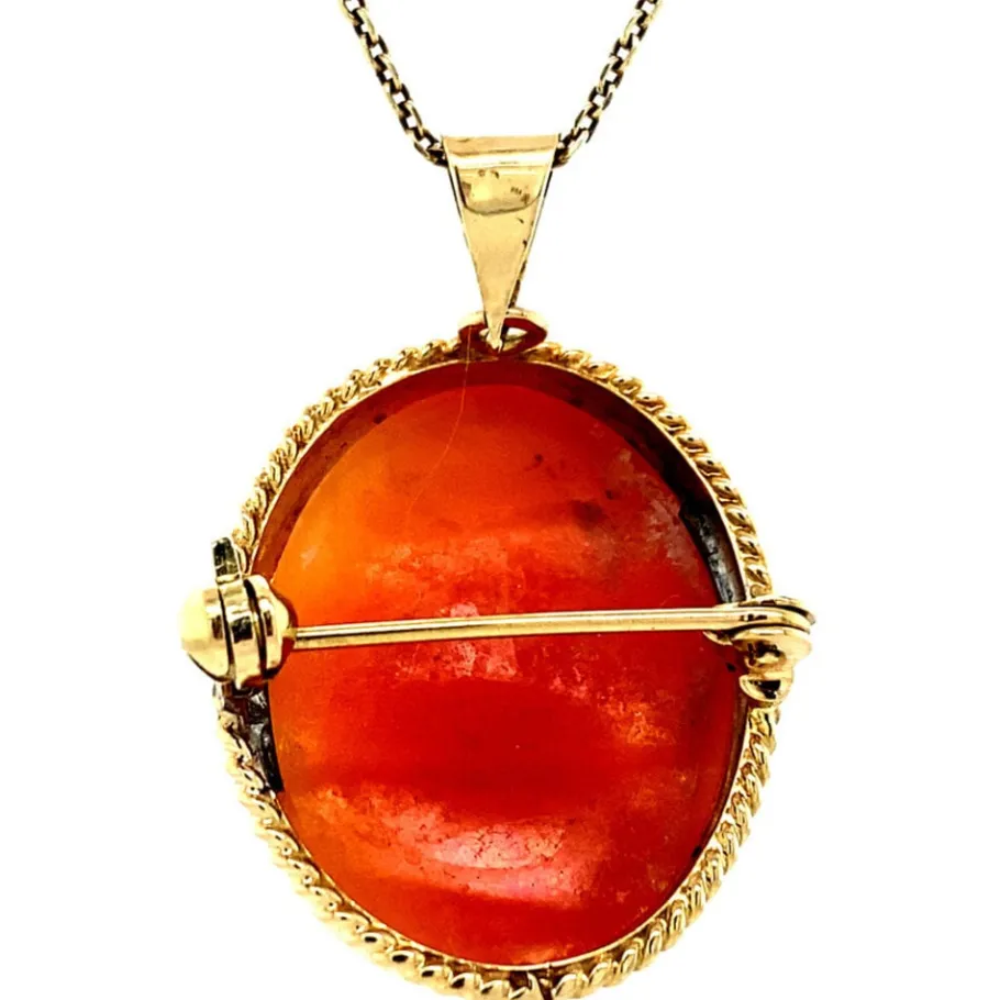 gold_pendant_with_cameo___4-13.webp Gold pendant with cameo 14 krt>Vintage Jewellery New