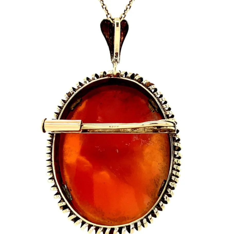 gold_pendant_with_cameo___4-5.webp Gold pendant with cameo 14 krt>Vintage Jewellery Hot