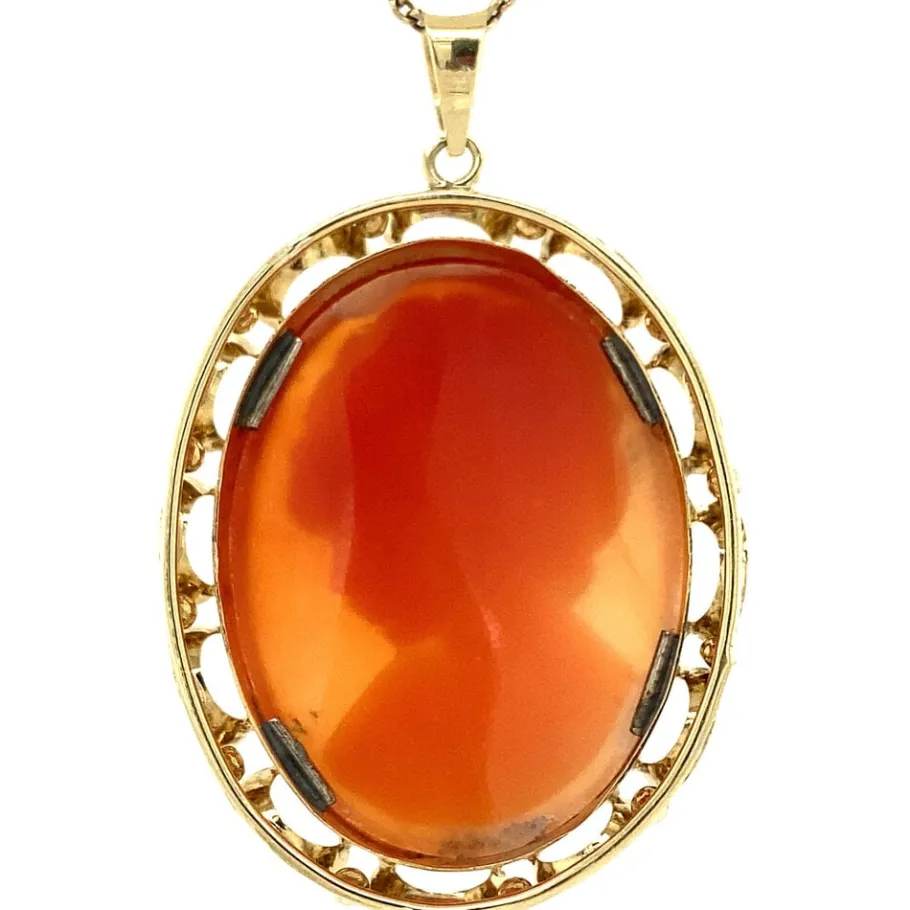 gold_pendant_with_cameo___4-9.webp Gold pendant with cameo 14 krt>Vintage Jewellery Best