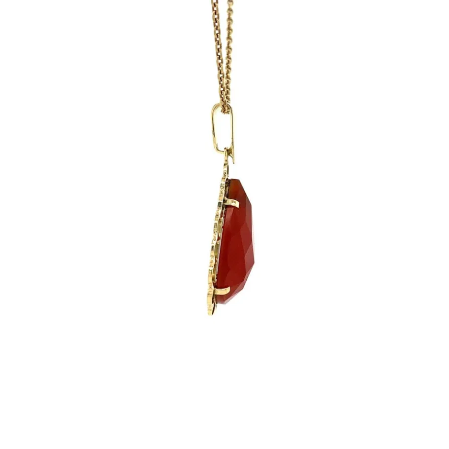 gold_pendant_with_carneli_2-18.webp Gold pendant with carnelian 14 krt>Vintage Jewellery Sale