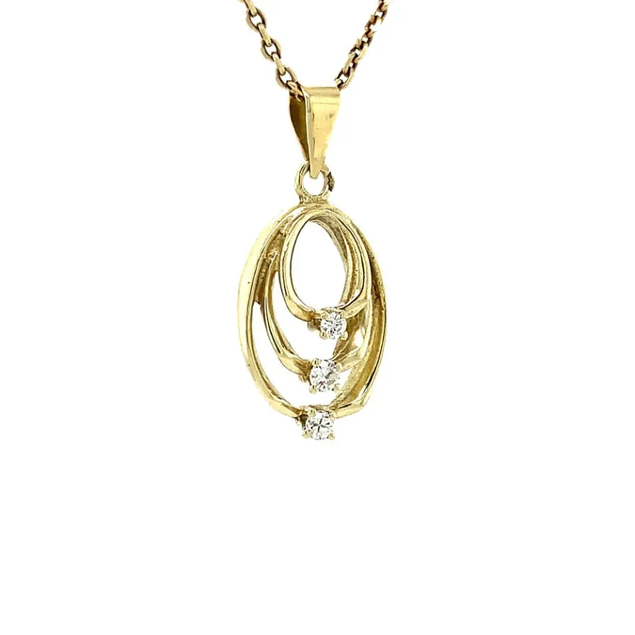 gold_pendant_with_diamond_2-2.webp Gold pendant with diamond 14 krt>Vintage Jewellery Hot