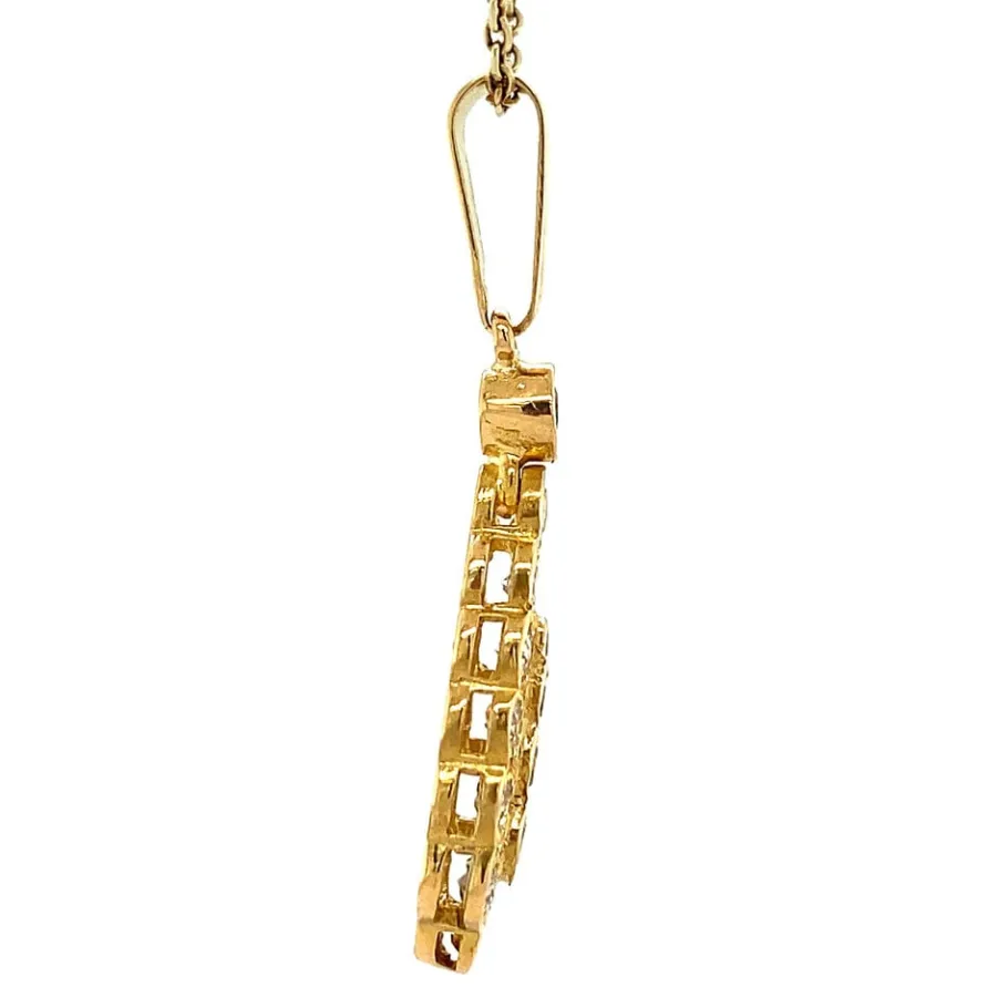 gold_pendant_with_diamond_3-3.webp Gold pendant with diamond 20 krt>Vintage Jewellery Discount