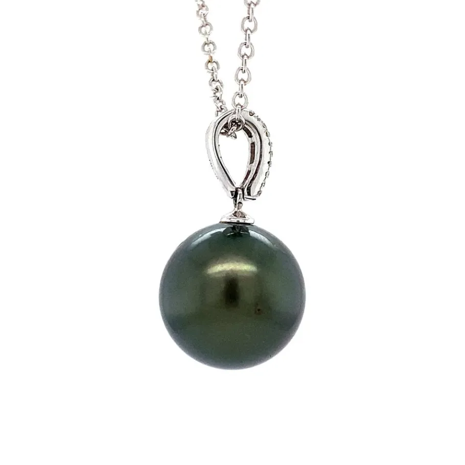 gold_pendant_with_diamond_3-4.webp Gold pendant with diamond and pearl 18 krt>Vintage Jewellery Hot