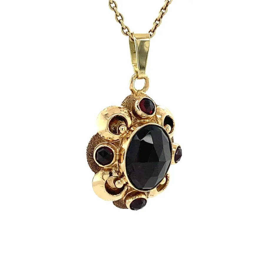 gold_pendant_with_garnet__2-19.webp Gold pendant with garnet 14 krt>Vintage Jewellery New