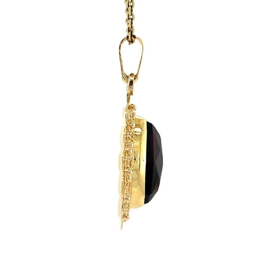 gold_pendant_with_garnet__3-11.webp Gold pendant with garnet 14 krt>Vintage Jewellery Hot