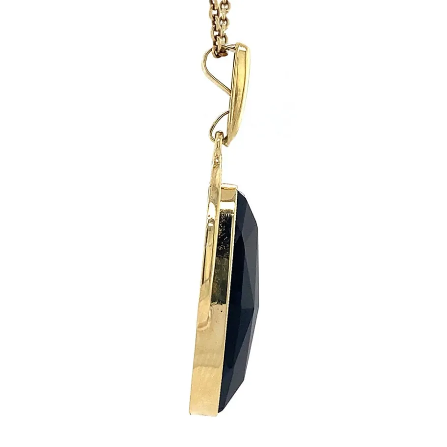 gold_pendant_with_garnet__3-23.webp Gold pendant with garnet 14 krt>Vintage Jewellery Hot