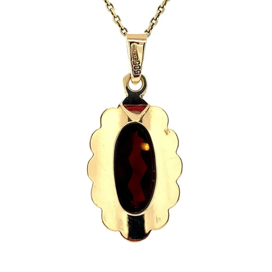 gold_pendant_with_garnet__4-11.webp Gold pendant with garnet 14 krt>Vintage Jewellery Hot
