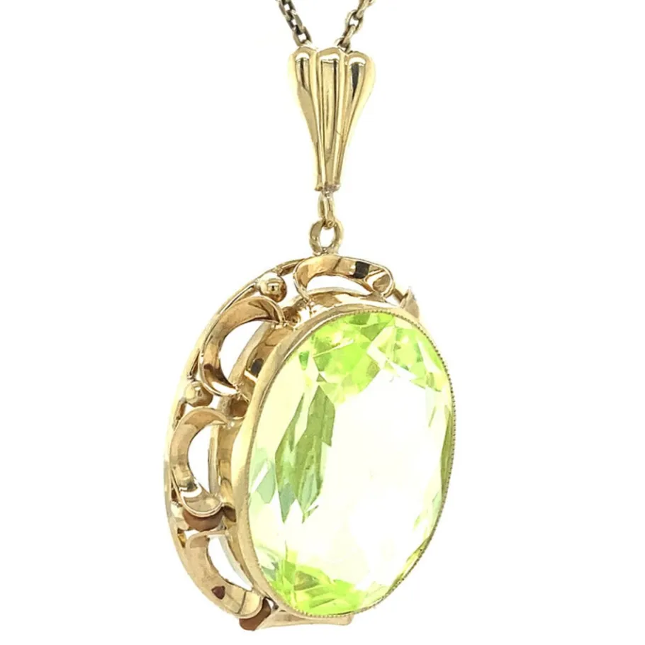gold_pendant_with_green_s_2-3.webp Gold pendant with green spinel 14 krt>Vintage Jewellery Best