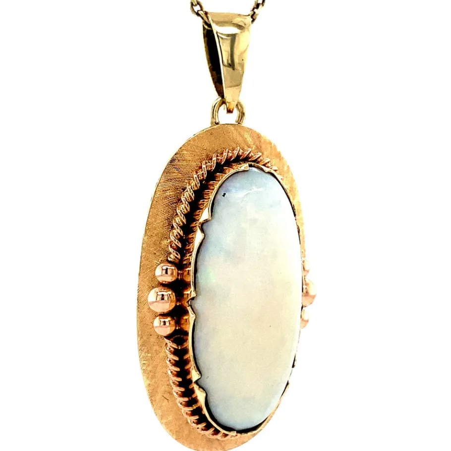 gold_pendant_with_opal__k_2-1.webp Gold pendant with opal 14 krt>Vintage Jewellery Sale