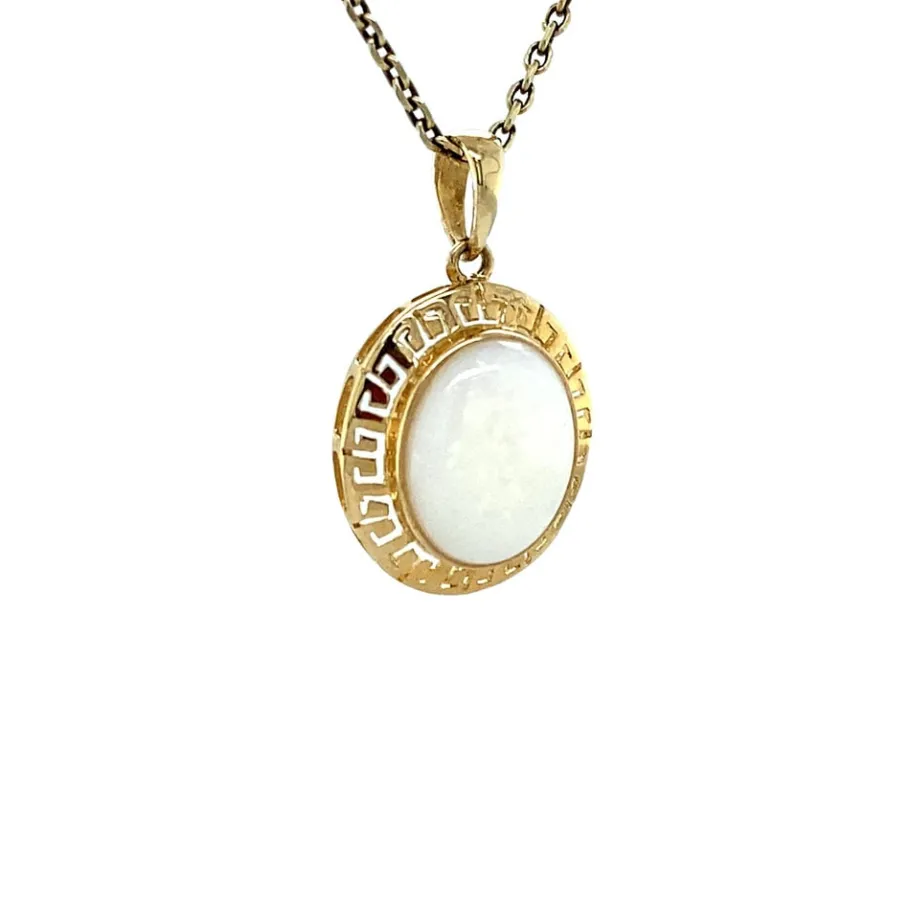 gold_pendant_with_opal__k_2-2.webp Gold pendant with opal 14 krt>Vintage Jewellery New