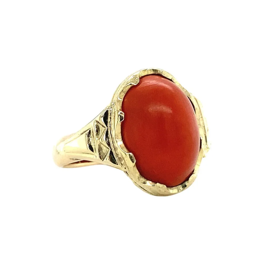 gold_ring_with_blood_cora_2-21.webp Gold ring with blood coral 14 krt>Vintage Jewellery New