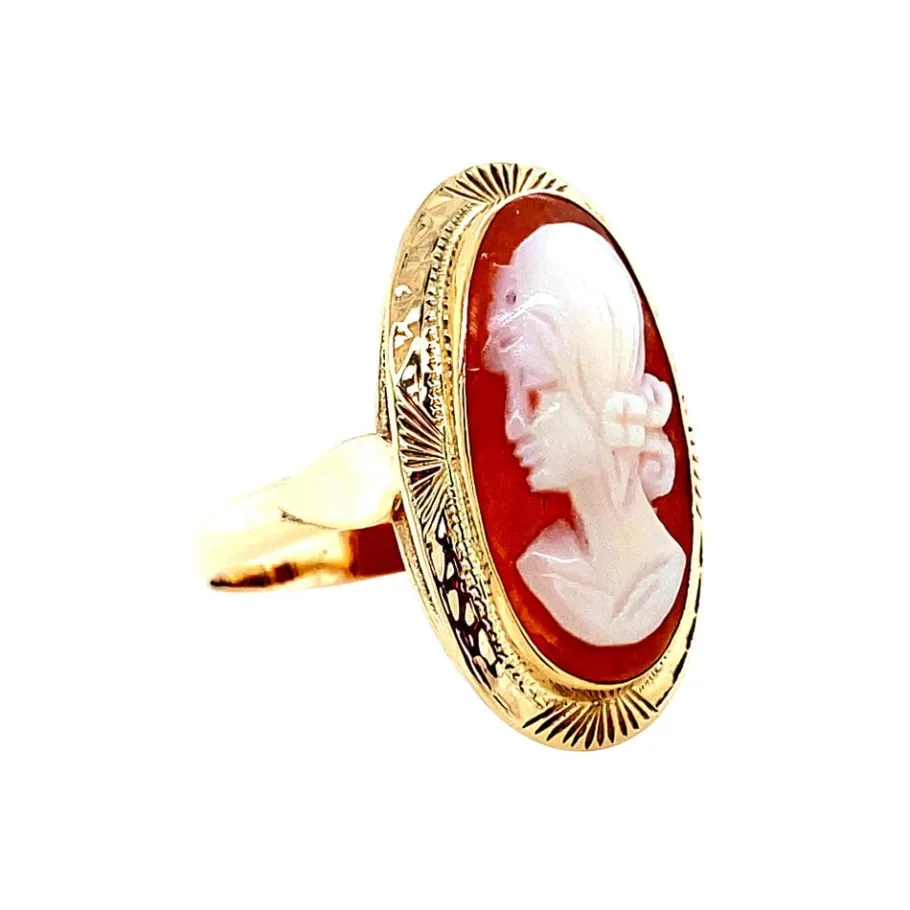 gold_ring_with_cameo__krt_2-1.webp Gold ring with cameo 14 krt>Vintage Jewellery Discount