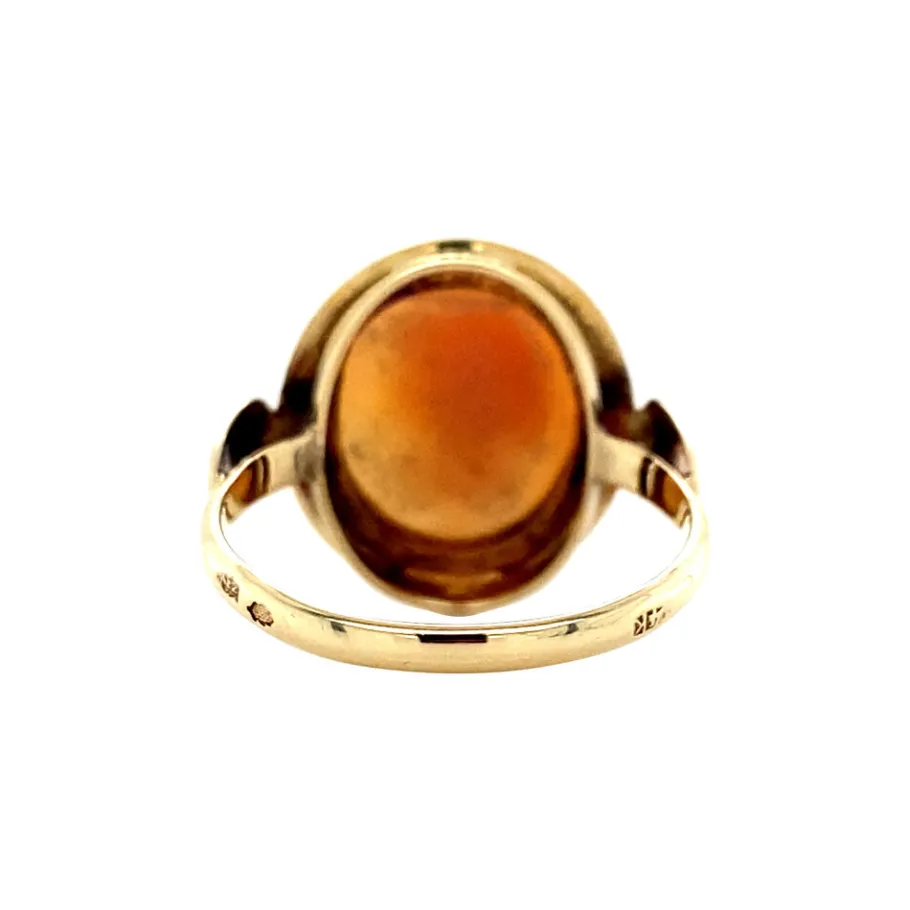 gold_ring_with_cameo__krt_4-3.webp Gold ring with cameo 14 krt>Vintage Jewellery New