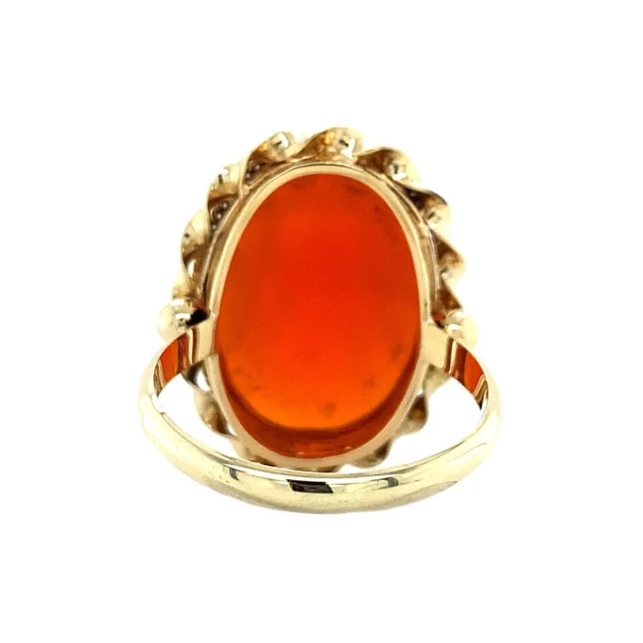 gold_ring_with_carnelian__4-10.webp Gold ring with carnelian 14 krt>Vintage Jewellery Online