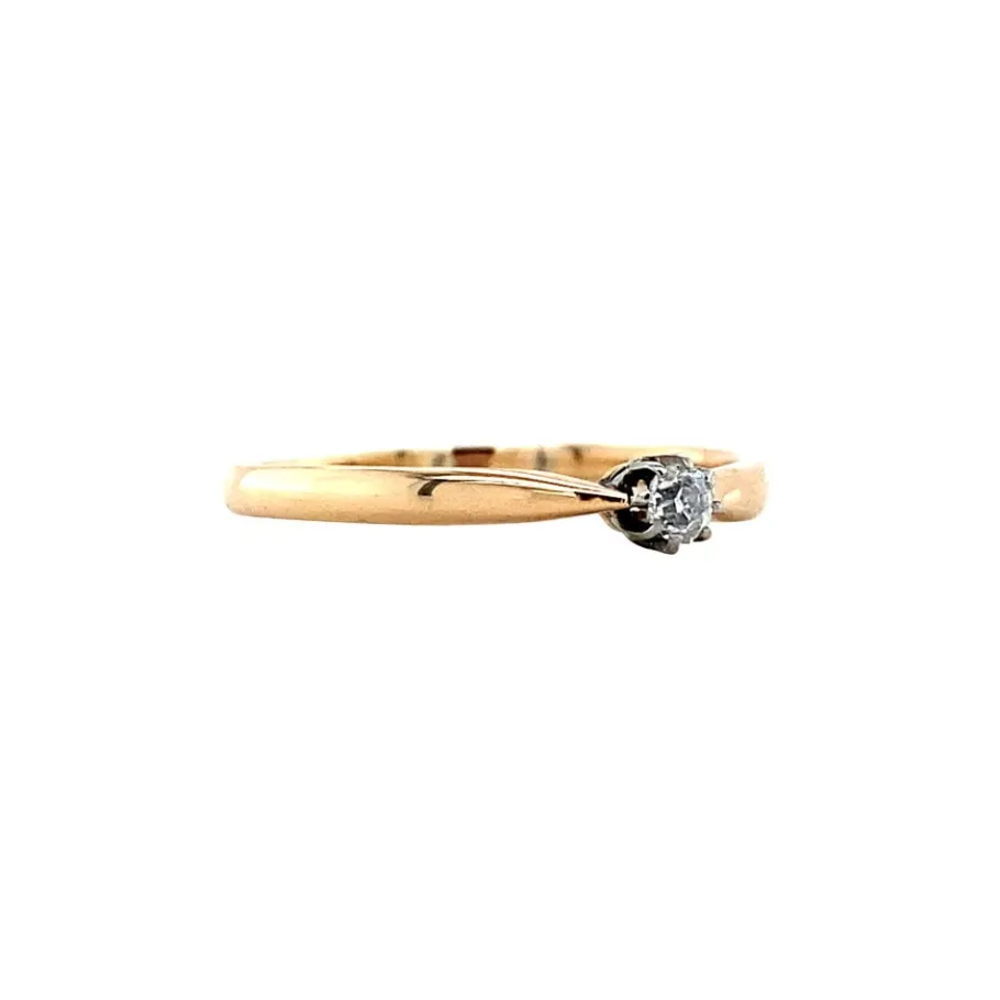 gold_ring_with_diamonds___2-1.webp Gold ring with diamonds 14 krt/900>Vintage Jewellery Online