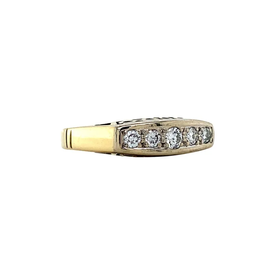 gold_ring_with_diamonds___2-3.webp Gold ring with diamonds 14 krt>Vintage Jewellery Hot