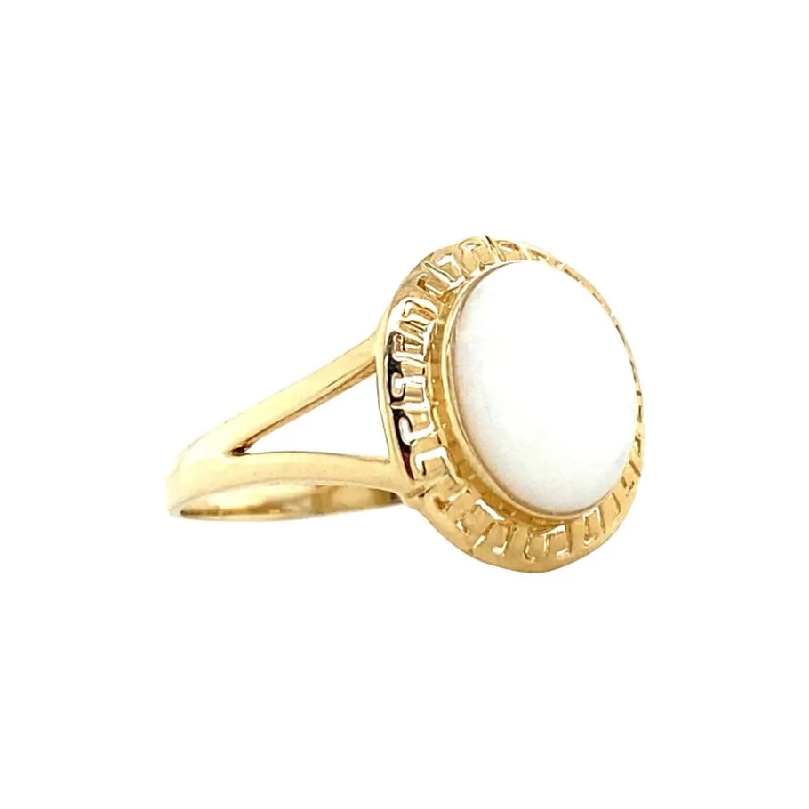 gold_ring_with_opal__krt_2.webp Gold ring with opal 14 krt>Vintage Jewellery Clearance