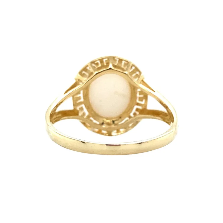 gold_ring_with_opal__krt_4.webp Gold ring with opal 14 krt>Vintage Jewellery Clearance