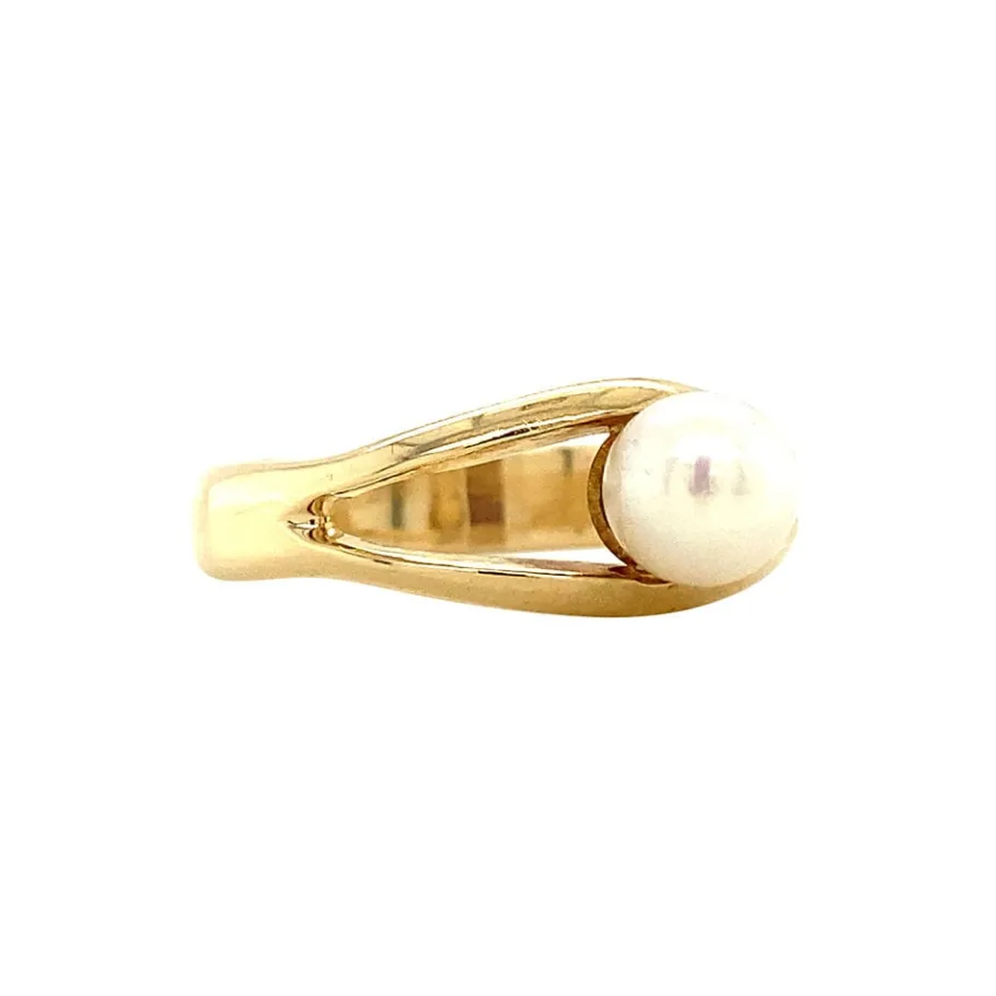 gold_ring_with_pearl__krt_2-3.webp Gold ring with pearl 14 krt>Vintage Jewellery Online
