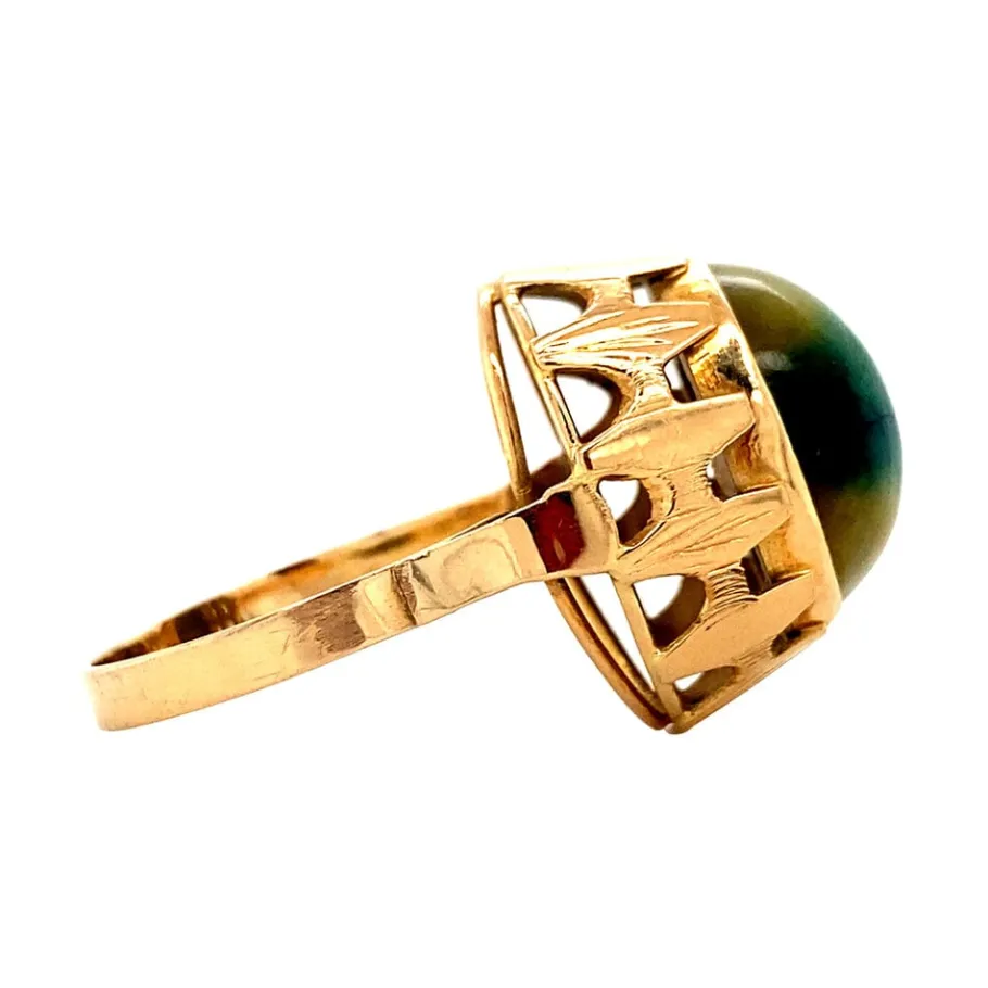 gold_ring_with_quartz__kr_3.webp Gold ring with quartz 18 krt>Vintage Jewellery Best