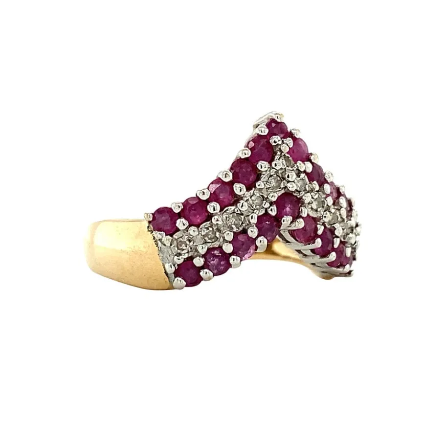 gold_ring_with_ruby_and_d_2-2.webp Gold ring with ruby and diamonds 14 krt>Vintage Jewellery Clearance