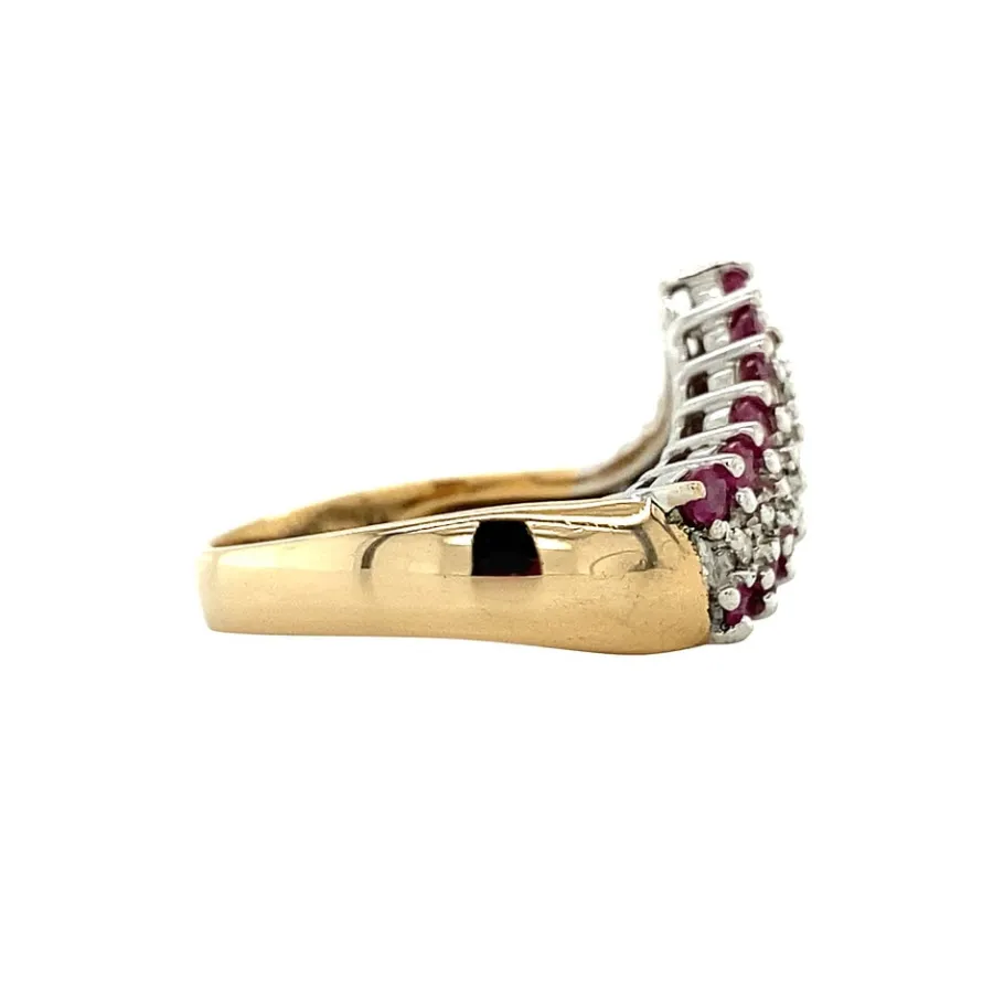 gold_ring_with_ruby_and_d_3-2.webp Gold ring with ruby and diamonds 14 krt>Vintage Jewellery Clearance