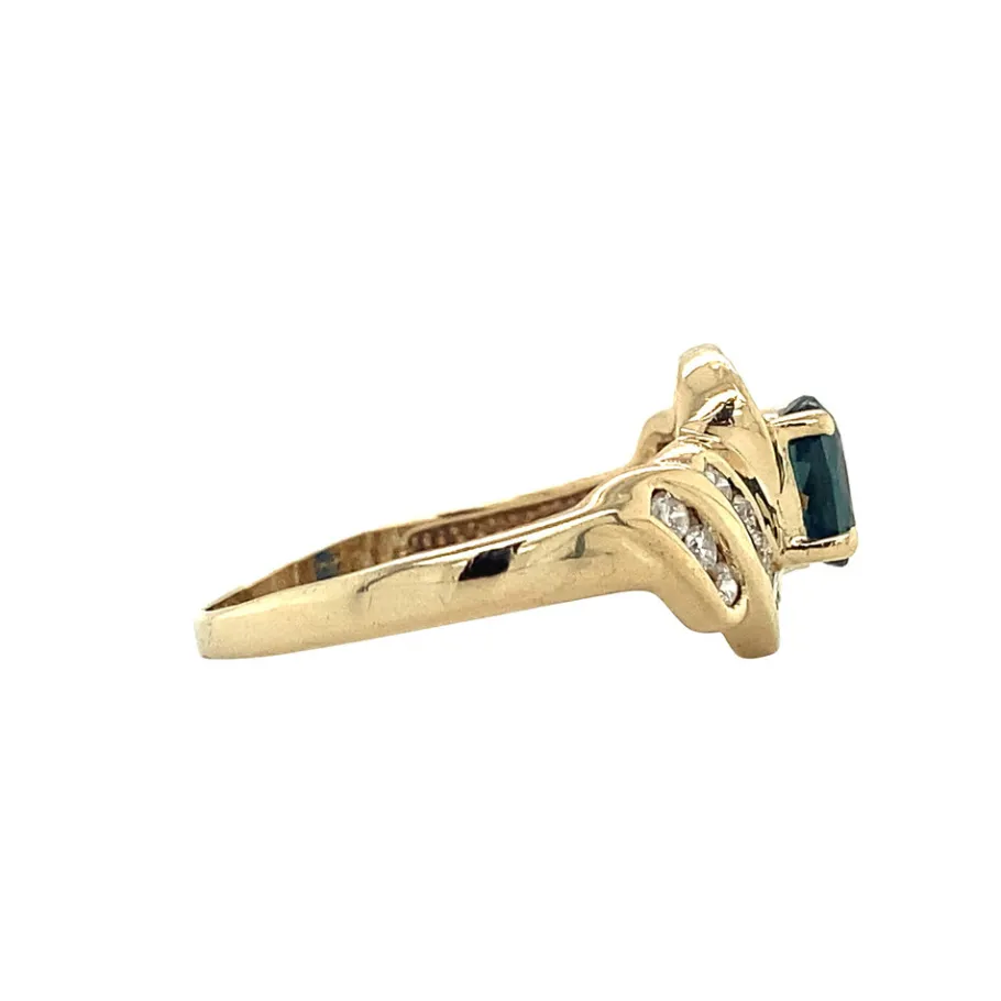 gold_ring_with_sapphire_a_3-8.webp Gold ring with sapphire and diamond 14 krt>Vintage Jewellery Hot