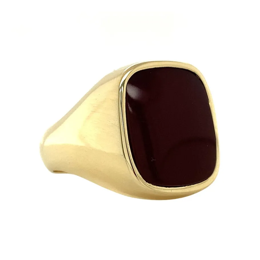 gold_signet_ring_with_car_2-1.webp Gold signet ring with carnelian 14 krt>Vintage Jewellery Outlet