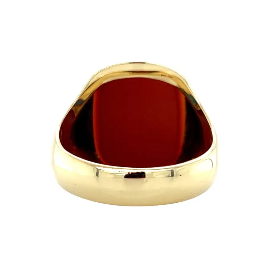 gold_signet_ring_with_car_4.webp Gold signet ring with carnelian 14 krt>Vintage Jewellery Discount