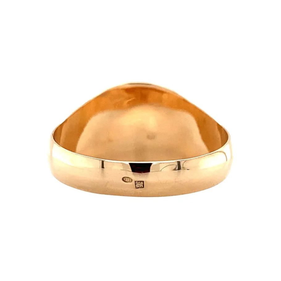 gold_signet_ring_with_eng_4.webp Gold signet ring with engraving 14 krt>Vintage Jewellery Discount