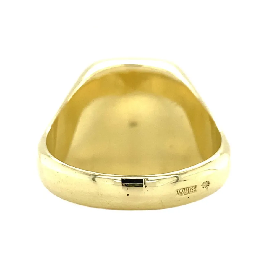 gold_signet_ring_with_lay_4.webp Gold signet ring with layer stone carnelian 14 krt>Vintage Jewellery Discount