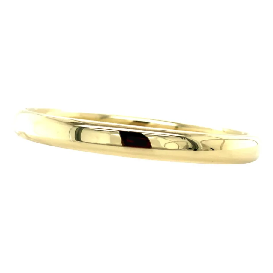 Gold smooth bangle 14 krt>Vintage Jewellery Hot