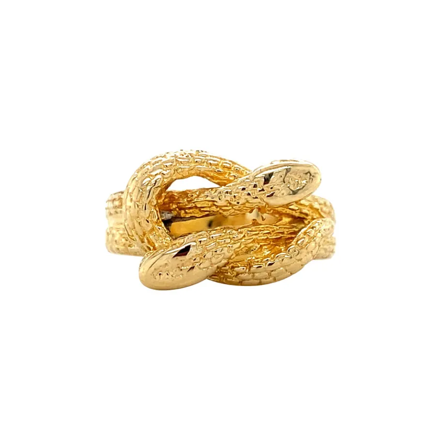 Gold snake ring 18 krt>Vintage Jewellery Clearance