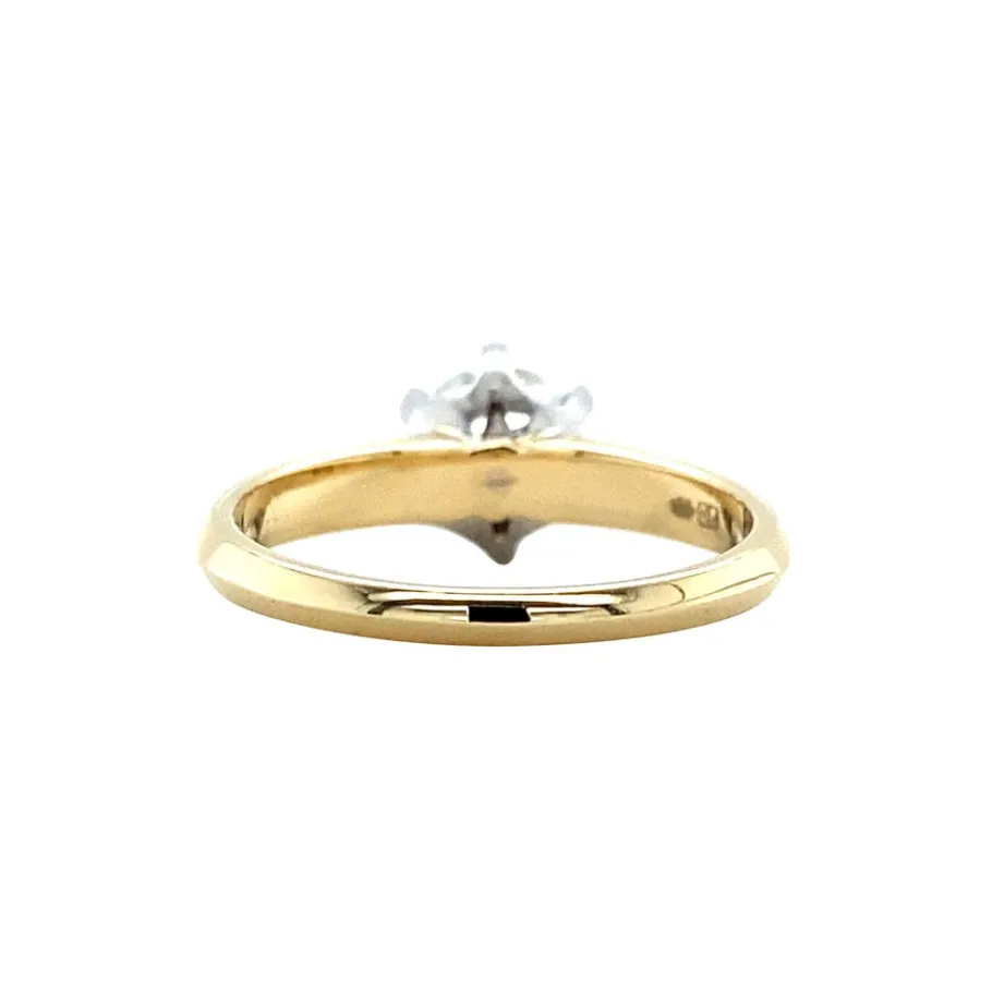 gold_solitaire_ring_with__4-4.webp Gold solitaire ring with diamonds 14 krt>Vintage Jewellery Clearance