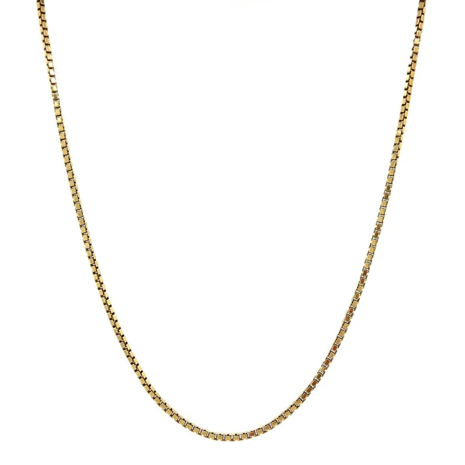Gold venetian length necklace 14 krt>Vintage Jewellery Sale