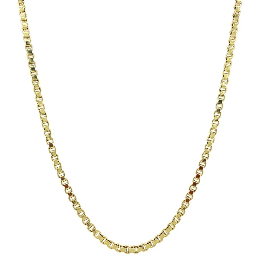 Gold venetian length necklace 14 krt>Vintage Jewellery Clearance