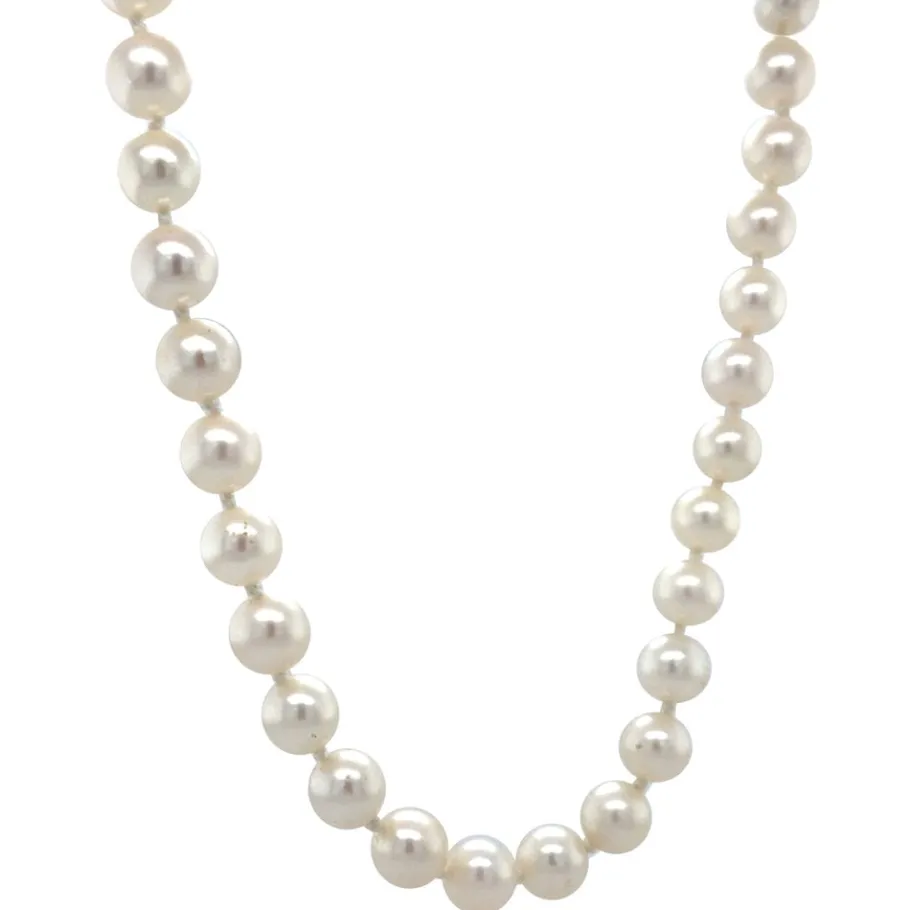 pearl_necklace_with_gold__2-15.webp Pearl necklace with gold clasp 14 krt>Vintage Jewellery New