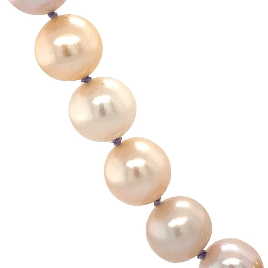 pearl_necklace_with_gold__3-10.webp Pearl necklace with gold ball clasp 14 krt>Vintage Jewellery Fashion