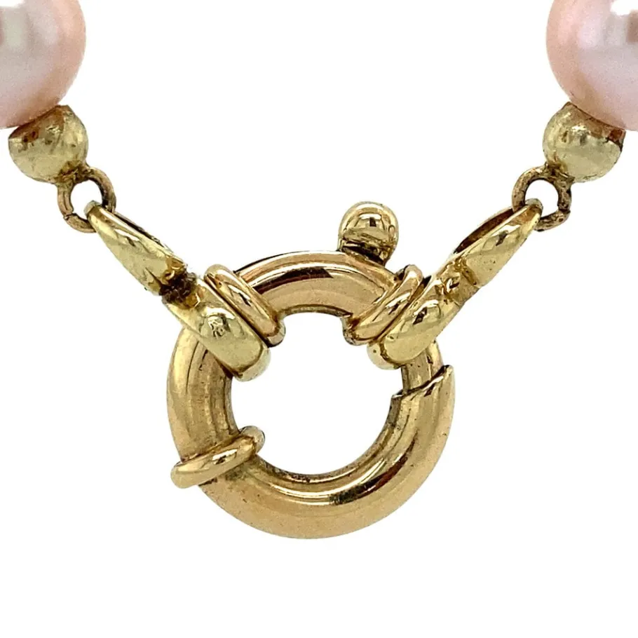 pearl_necklace_with_gold__3-3.webp Pearl necklace with gold clasp 14 krt>Vintage Jewellery Clearance
