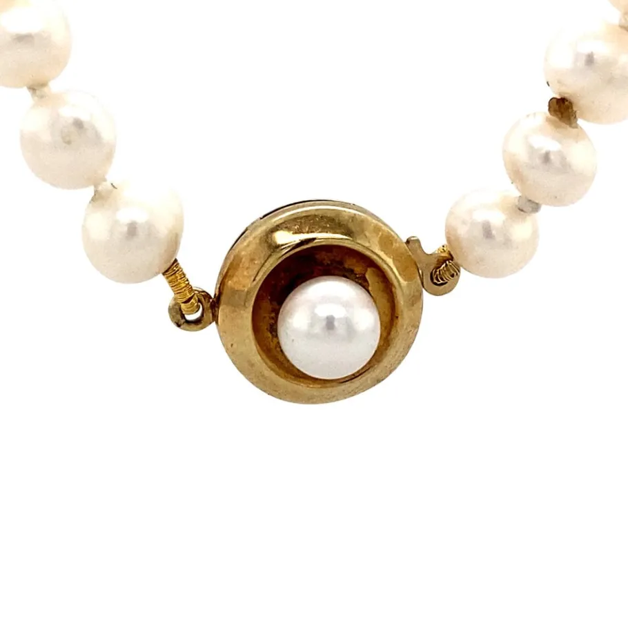 pearl_necklace_with_gold__4.webp Pearl necklace with gold clasp 14 krt>Vintage Jewellery Fashion