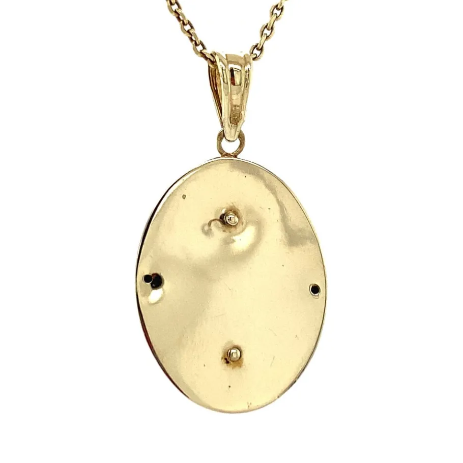 pendant_with_amethyst__kr_4.webp Pendant with amethyst 9 krt>Vintage Jewellery Online
