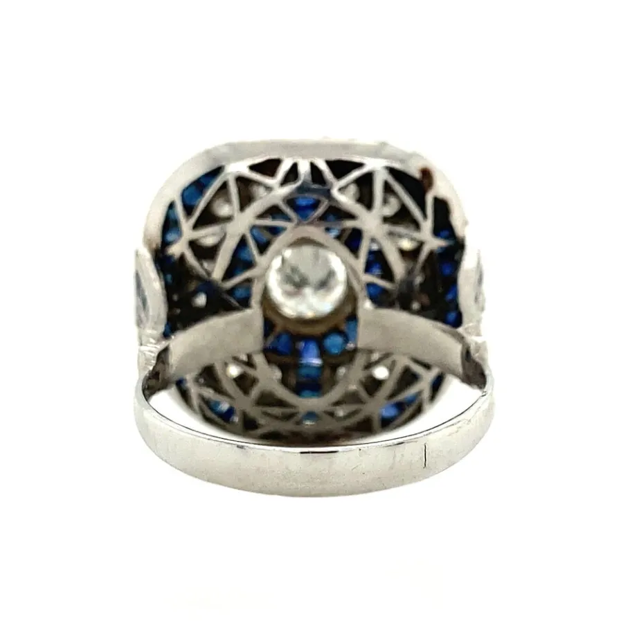 platinum_ring_with_sapphi_4-1.webp Platinum ring with sapphire and diamond 950>Vintage Jewellery Sale
