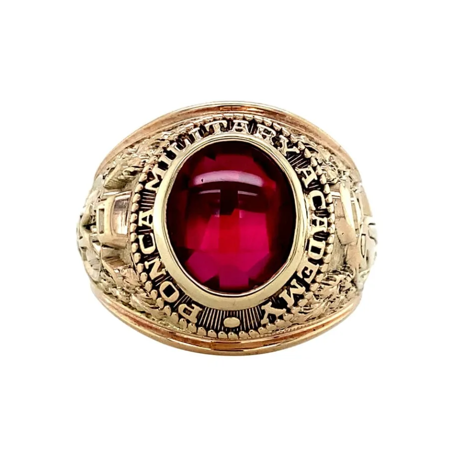 Ring with ruby 10 crt>Vintage Jewellery Discount